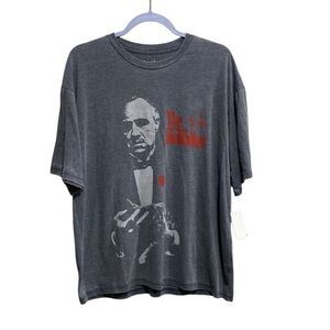 The Godfather Vintage Wash Graphic Tee Don Vito Corleone Movie Shirt Size M NWT‎